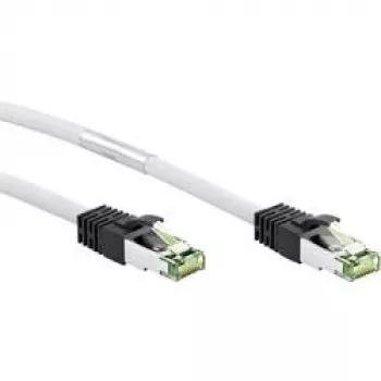 Wentronic Goobay -verkkokaapeli - RJ-45 (uros) - RJ-45 (uros) - 10 m - SFTP, PiMF - CAT 8.1 - halogeeniton, valettu, snagless, säiejohto - valkoinen (55129)