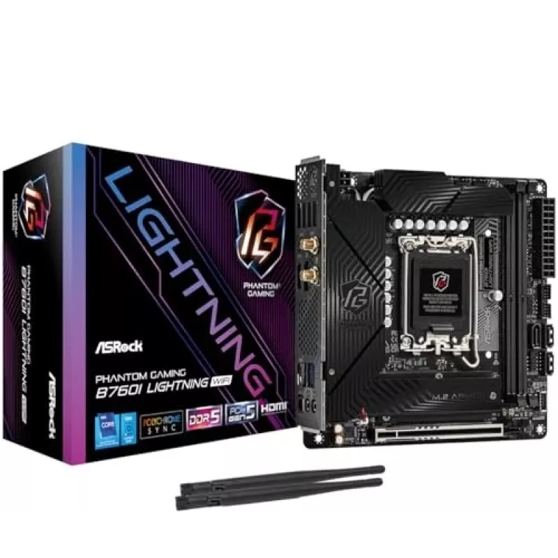 ASRock B760I Lightning WiFi DDR5 Mini-ITX LGA1700 emolevy