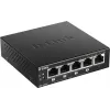D-Link DGS-1005P/E -verkkokytkin, hallitsematon, Gigabit Ethernet (10/100/1000), Power over Ethernet (PoE), musta