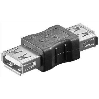 Microconnect USBAFAF -kaapelisovitin USB A musta