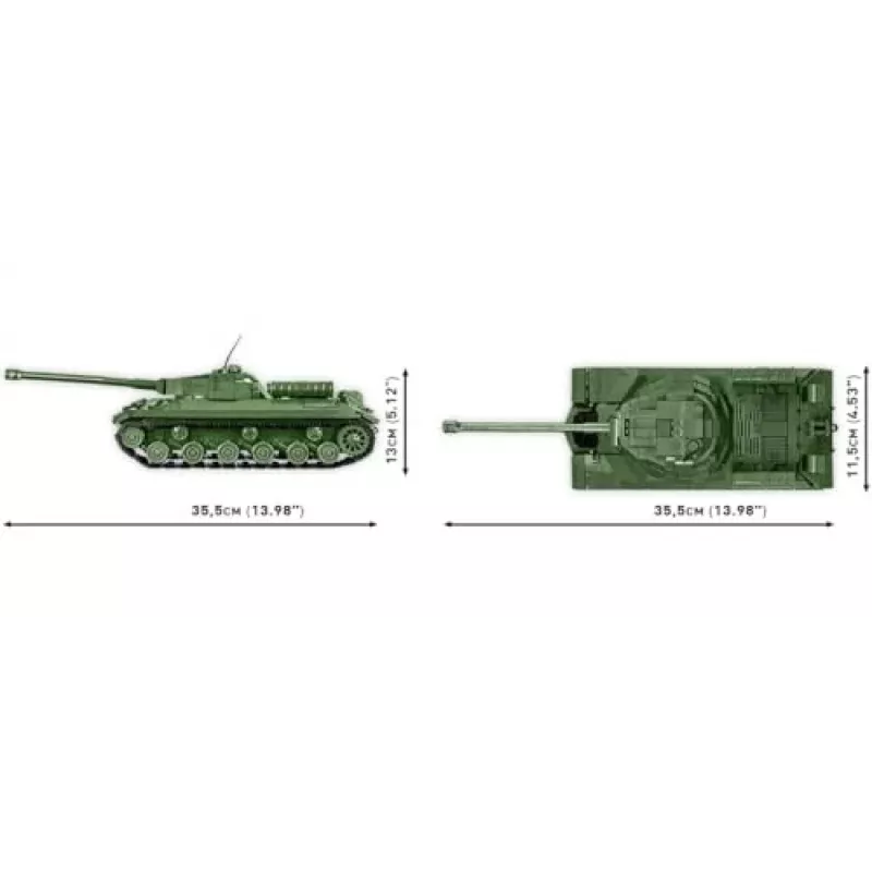 COBI Historical Collection WWII Is-3 neuvostoliittolainen raskas panssarivaunu