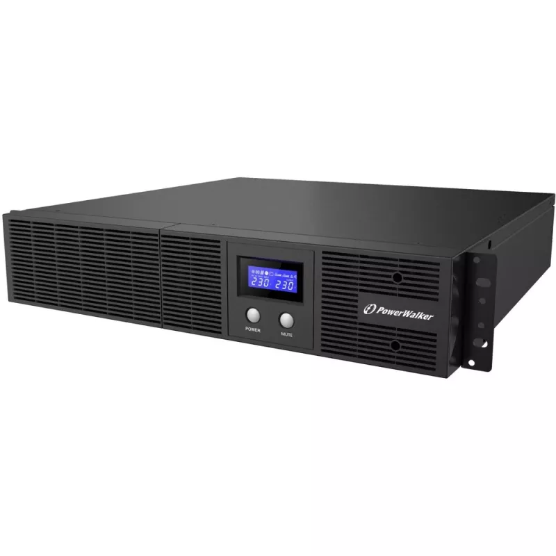 PowerWalker VI 3000 RLE UPS, 3000 VA, 1800 W, 8 pistorasiaa