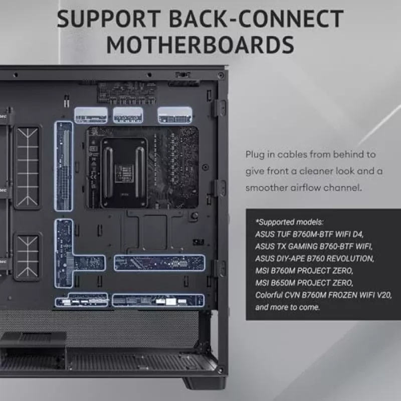 Antec 0-761345-10133-2 tietokonekotelo Midi Tower musta puu