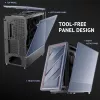 Antec 0-761345-10133-2 tietokonekotelo Midi Tower musta puu