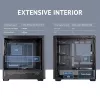 Antec 0-761345-10133-2 tietokonekotelo Midi Tower musta puu