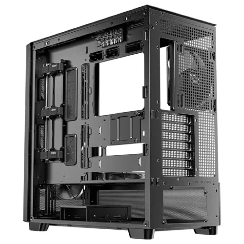 Antec 0-761345-10133-2 tietokonekotelo Midi Tower musta puu