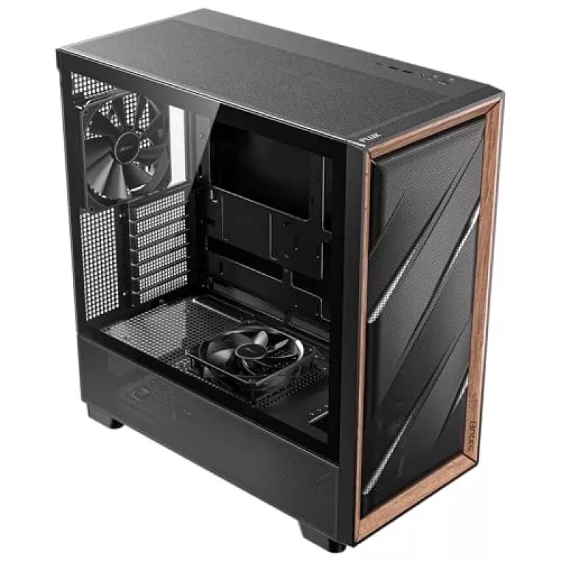 Antec 0-761345-10133-2 tietokonekotelo Midi Tower musta puu