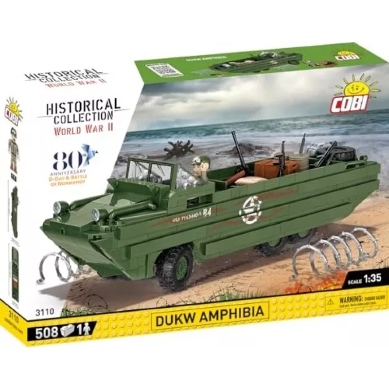 Cobi Historical Collection WWII DUKW Amphibia, monivärinen