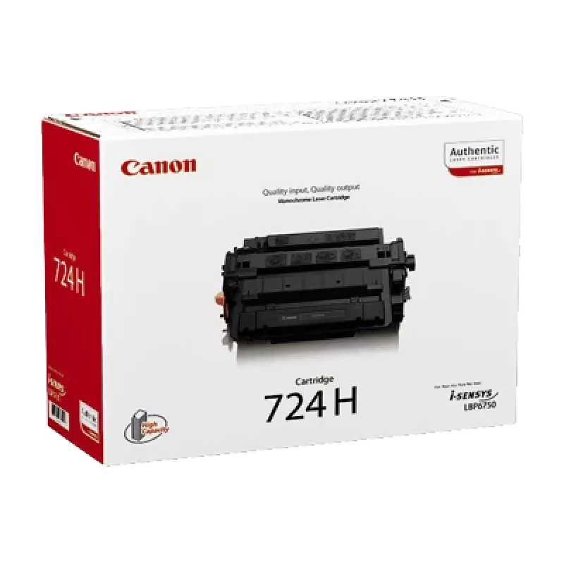 Canon CRG-724H värikasetti, 1 kpl, alkuperäinen, musta