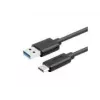 UNITEK Y-C474BK USB-kaapeli USB 3.2 Gen 1 (3.1 Gen 1) 1 m USB A USB C musta