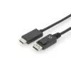 Adapterikaapeli DisplayPort 1.2 lukituksella 4K 60Hz UHD Type DP/HDMI A M/M musta 2 m