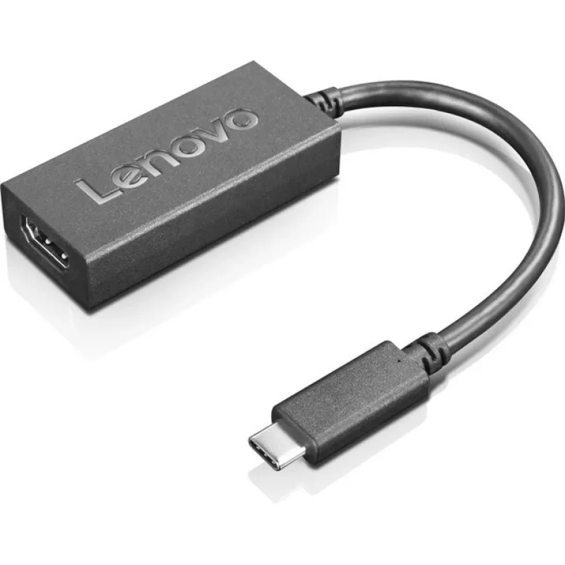 Lenovo 4X90R61022 videokaapeli-adapteri 0,24 m USB Type-C HDMI Type-A (standardi) musta
