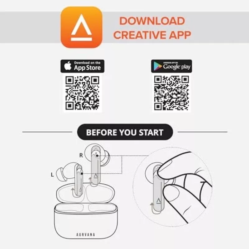 Creative 51EF1160AA000 Aurvana Ace 2 in-ear Bluetooth-kuulokkeet musta