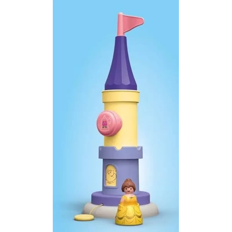 PLAYMOBIL JUNIOR & Disney: Belles leikkitorni äänellä | leikkisetti 1-3-vuotiaille