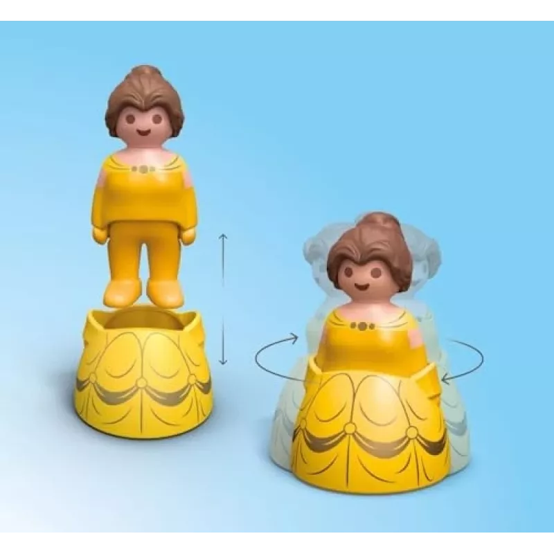 PLAYMOBIL JUNIOR & Disney: Belles leikkitorni äänellä | leikkisetti 1-3-vuotiaille