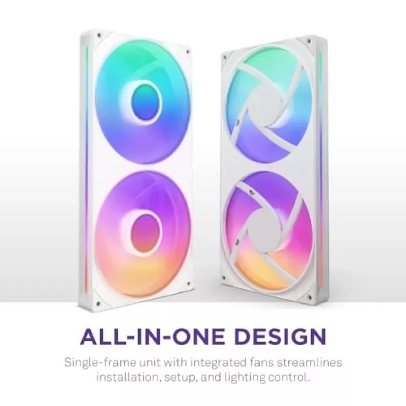 Tuuletin NZXT RF-U28HF-W1 140mm 2000 kierr./min 98.61 CFM valkoinen