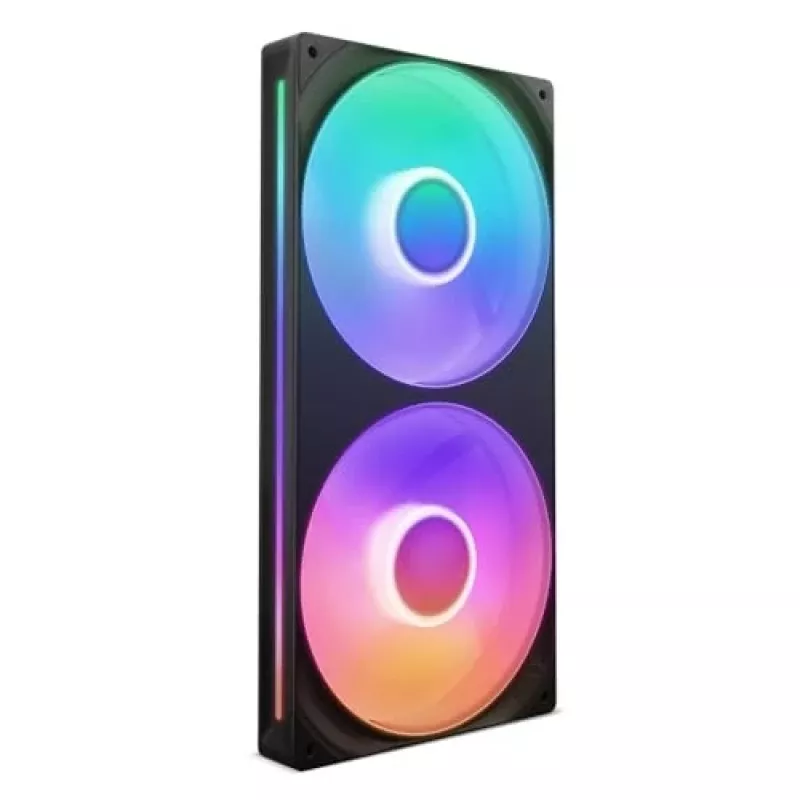 NZXT F280 RGB Core 140mm ARGB PWM 2 kpl pakkaus musta