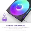 NZXT F280 RGB Core 140mm ARGB PWM 2 kpl pakkaus musta
