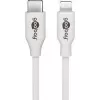 Goobay | Lightning - USB-C USB-lataus- ja synkronointikaapeli | USB-C - Lightning Apple Lightning uros (8-pin) | USB-C uros