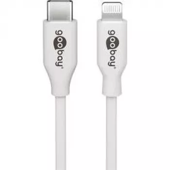 Goobay 39446 USB-kaapeli USB 2.0 USB-C-uros Apple Lightning-uros 1m