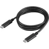 Lenovo 4X90U90619 USB-kaapeli USB 3.2 Gen 2 (3.1 Gen 2) 1 m USB-C musta