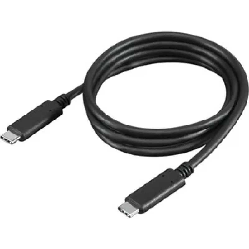 Lenovo 4X90U90619 USB-kaapeli USB 3.2 Gen 2 (3.1 Gen 2) 1 m USB-C musta