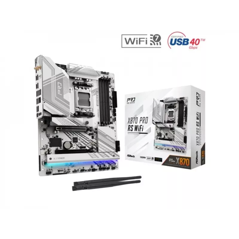 ASRock X870 Pro RS WiFi AM5 ATX-emolevy