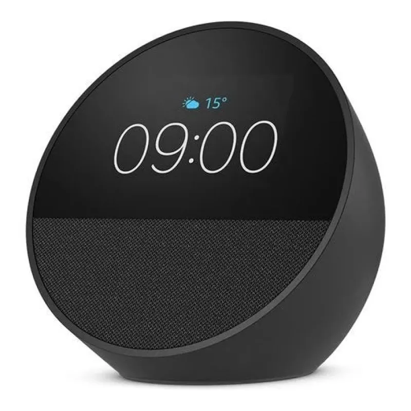 Amazon Echo Spot (2024), musta (B0C2S2J7JP)