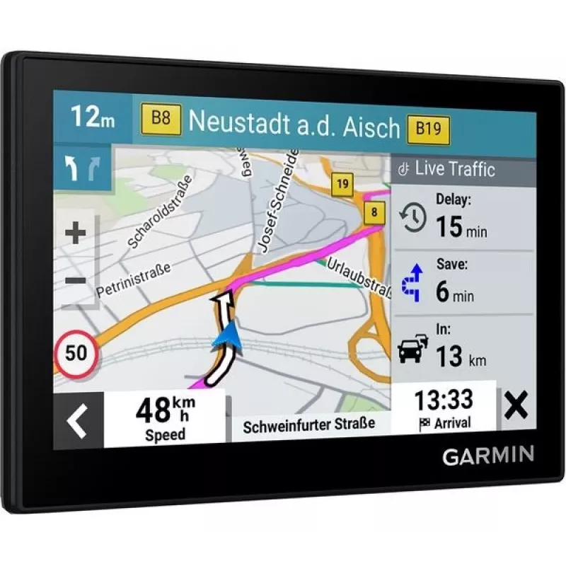 Garmin Drive 53 & Traffic auton GPS-navigaattori, 5" 800 x 480 laajakuva-kosketusnäyttö, 16 Gt, USB-C, koko Euroopan kartat (010-02858-11)