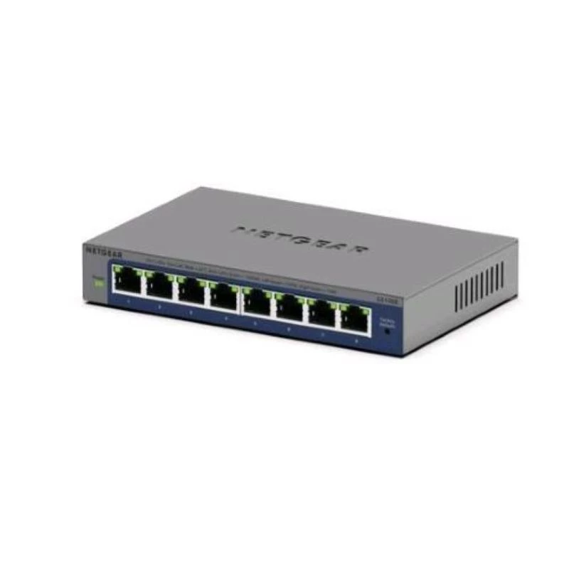 NETGEAR GS108Ev4 Unmanaged L2/L3 Gigabit Ethernet (10/100/1000) harmaa