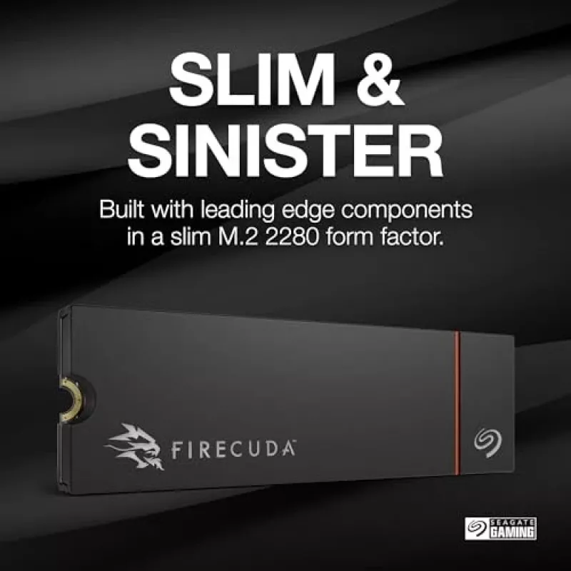 Seagate FireCuda ZP1000GM3A073 sisäinen SSD-asema 1 TB M.2 PCI Express 4.0 NVMe 3D TLC