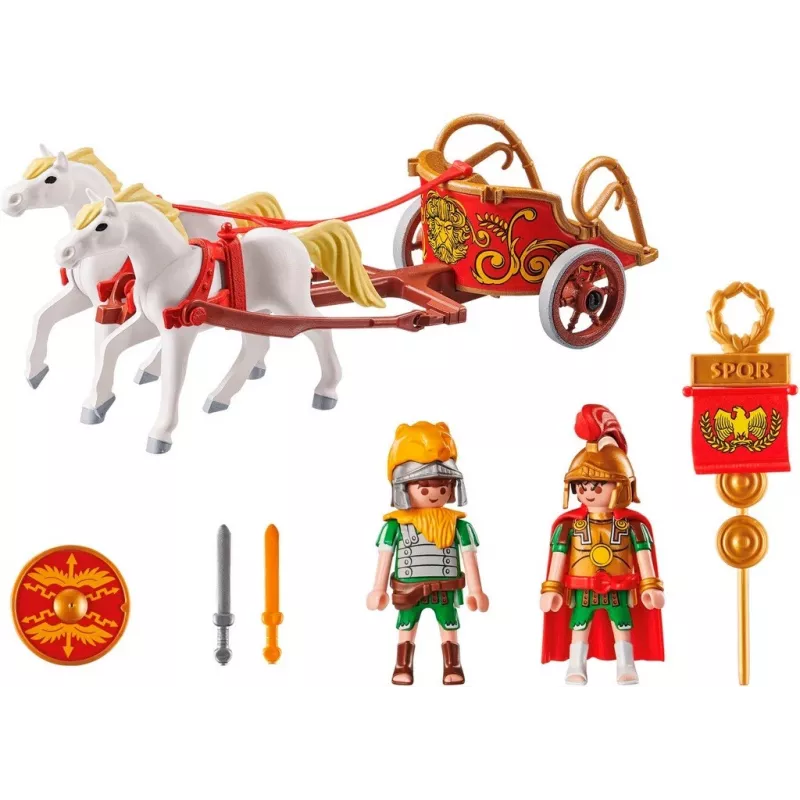 Setti Asterix 71543 roomalainen sotavaunu