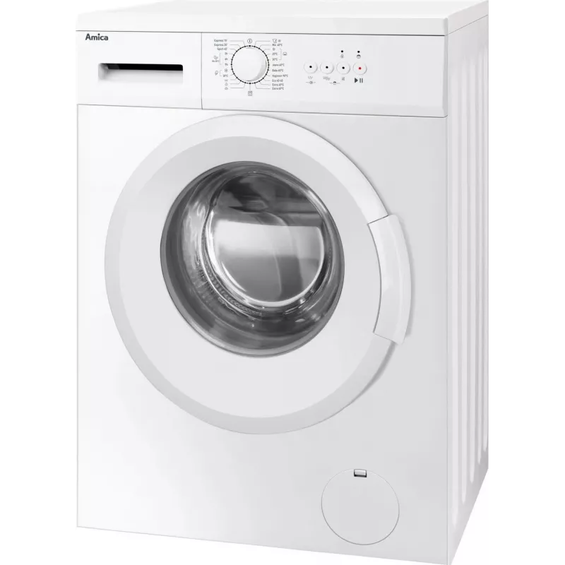 Amica WA0S610DO pyykinpesukone, etulatauksella, 6 kg, 1000 kierr./min, valkoinen
