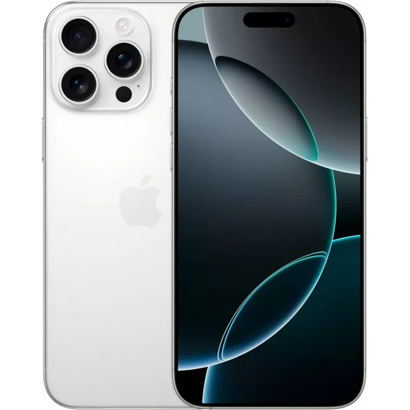 iPhone 16 Pro Max 512GB - valkoinen titaani - ilman SIM-lukkoa