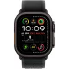 APPLE Watch Ultra 2 GPS + Cellular 49 mm musta titaanikuori mustalla Trail Loop -rannekkeella – M/L