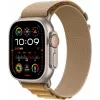 Apple Watch Ultra 2 GPS + Cellular 49 mm luonnontiitaanikotelo Tan Alpine -rannekkeella – Medium (MX4F3FD/A)