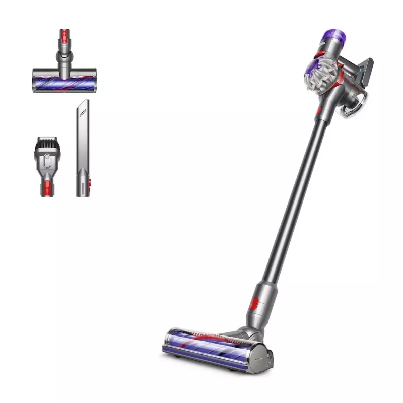 Dyson V8 Advanced 2-in-1 akkuimuri, pussiton, nikkeli, hopea