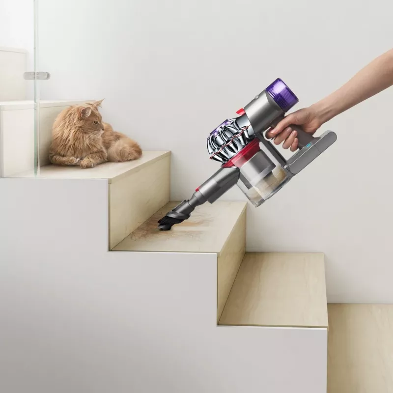 Dyson V8 Advanced 2-in-1 akkuimuri, pussiton, nikkeli, hopea