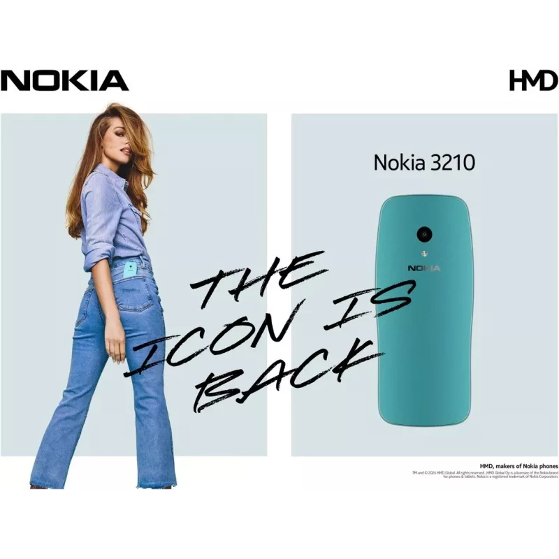 Nokia 3210 6,1 cm (2.4) sininen peruspuhelin (1GF025CPJ2L06)