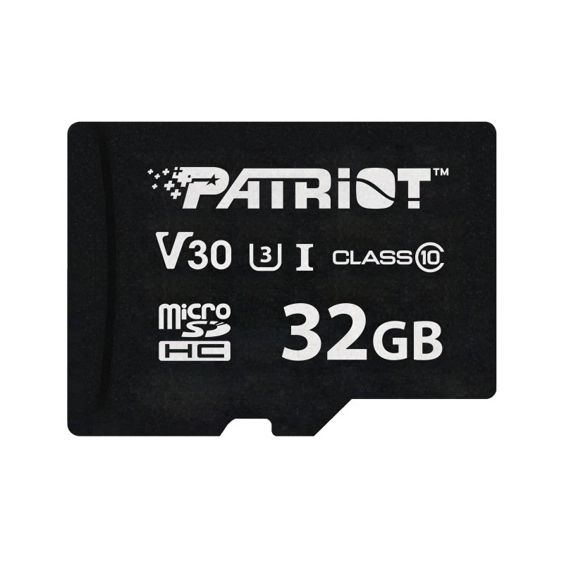 Muistikortti PATRIOT VX Series 32GB MicroSDXC V30 Class 10 UHS-I U3 4K UHD (PSF32GVX31MCH)