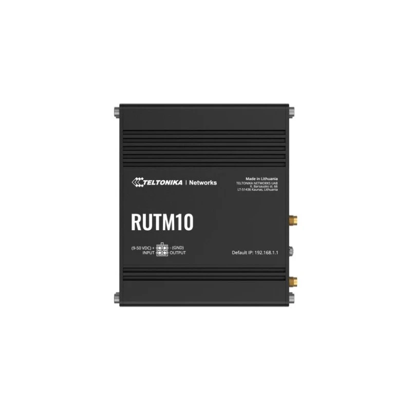 Teltonika RUTM10 langaton reititin Gigabit Ethernet Dual-Band (2,4 GHz / 5 GHz) musta