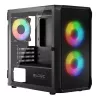 Tietokonekotelo Logic Concept Portos Mini ARGB Micro ATX musta