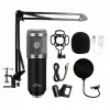PC-mikrofoni MEDIA-TECH MT397S — johdollinen, XLR-tulo, 20–20000 Hz, 150 Ω, -32 dB, 2,4 m kaapeli, pöytäteline, musta