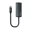 SAVIO adapteri USB-C 3.1 Gen.1 (M) - RJ-45 Gigabit Ethernet (F), 1000 Mbps, AK-56, harmaa