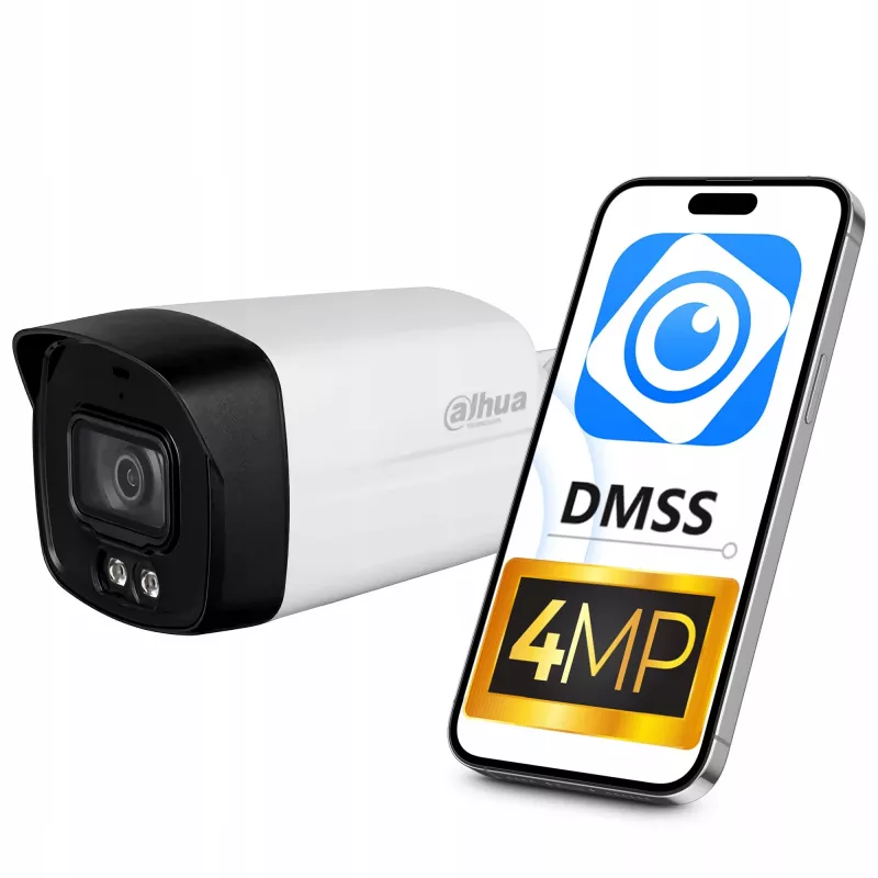 Dahua Technology 4MP Entry Smart Dual Light kiinteäpolttovälinen bullet-verkkokamera