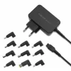 Yleisvirtalähde QOLTEC 52414 65W 10 vaihdettavalla pistokkeella