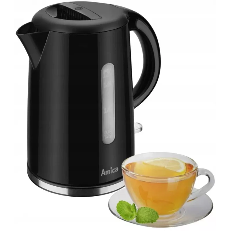 Amica KF1002 vedenkeitin, 1,7 l, musta