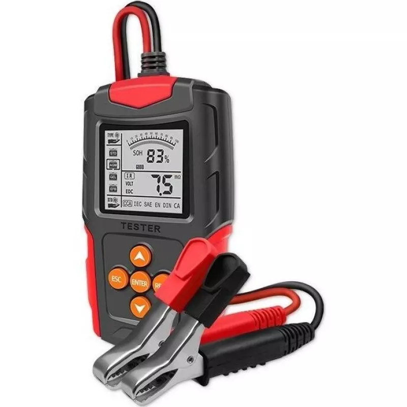 Qoltec 52484 LCD digitaalinen akkutesteri | 12V | 24V | 3Ah-200Ah