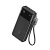 PowerBank USB-C-kaapelilla 20000 mAh 30W musta