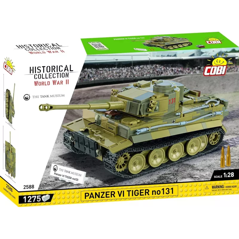 Rakennussarja COBI panssarivaunu VI Tiger no131 1275 osaa